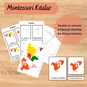 KITALAR montessori kıtalar