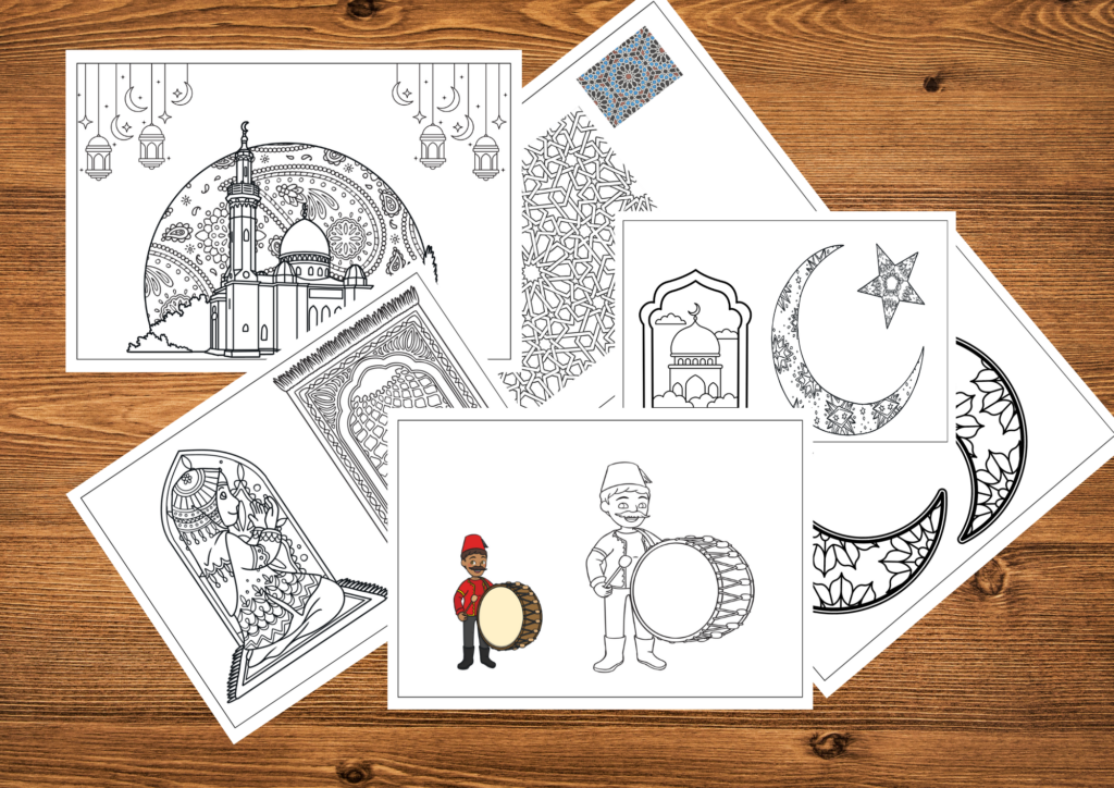 RAMAZAN BOYAMA SAYFALARI